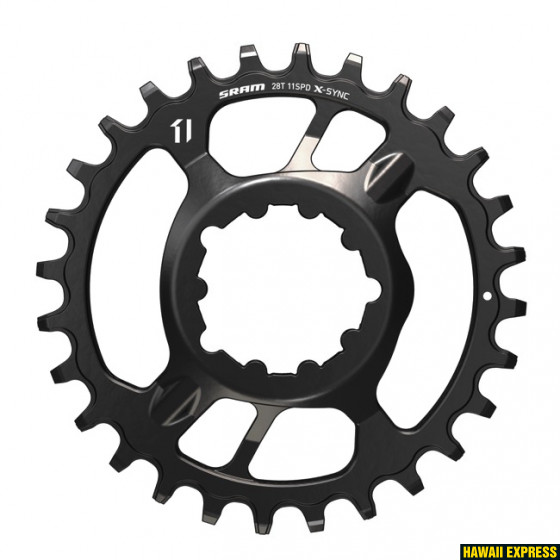 11.6218.027.000-560x560.jpg ZOBRATS 11Ā MTB 28T DM STEEL X-Sync 6OFF melns sram - Image 1