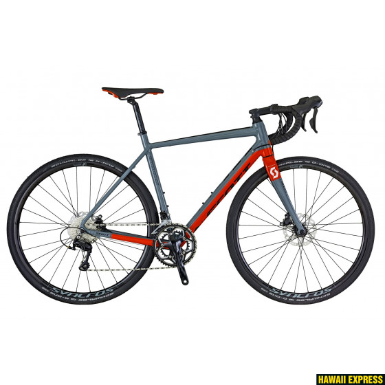 265373-560x560.jpg 18 SPEEDSTER GRAVEL 10 DISC 700 56/L melns/oranžs scott - Image 1