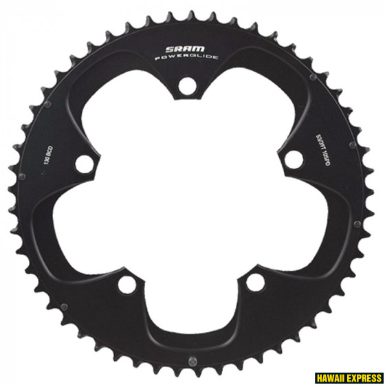 11.6215.198.000-560x560.jpg Chain Ring Road Red 53T S1 130 Alum 4mm Black (53-39) - Image 1