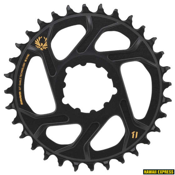 11.6218.030.160-560x560.jpg Chain Ring X-SYNC 2 32T Direct Mount 3mm Offset Boost Alum Eagle Gold - Image 1
