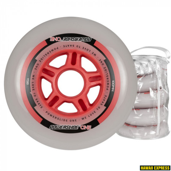 905301-560x560.jpg PS ONE WHEELS 100MM/85A, RED, 4-PACK - Image 1