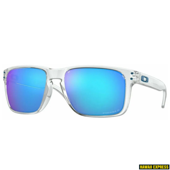 941707-560x560.jpg HOLBROOK XL POLISHED CLEAR w/ PRIZM SAPPHIRE IRIDIUM POLARIZED - Image 1