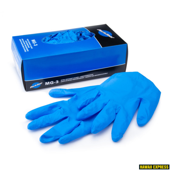 MG-3L-560x560.jpg MG-3L Nitrile Mechanic`s Gloves Size L blue/white/green park tool - Image 1