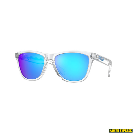 OO9013-D055-560x560.jpg FROGSKINS CRYSTAL CLEAR w/ PRIZM SAPPHIRE - Image 1