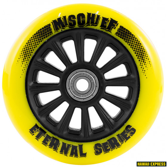 SL573yellow-560x560.jpg TÕUKERATTA RATAS 110mm Nylon Core 1tk - Image 1