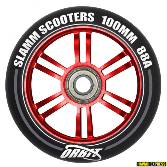 SL581-red-560x560.jpg TÕUKERATTA RATAS 100mm Orbit 1tk - Image 1