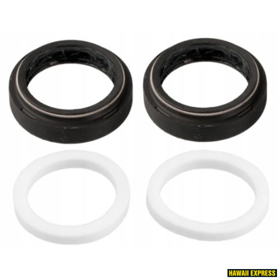11.4015.067.000-560x560.jpg FORK DUST WIPER KIT - 35mm BLACK (INCLUDES FLANGELESS DUST WIPERS & 6mm FOAM RINGS) - DOMAIN A1-A2 ( - Image 1